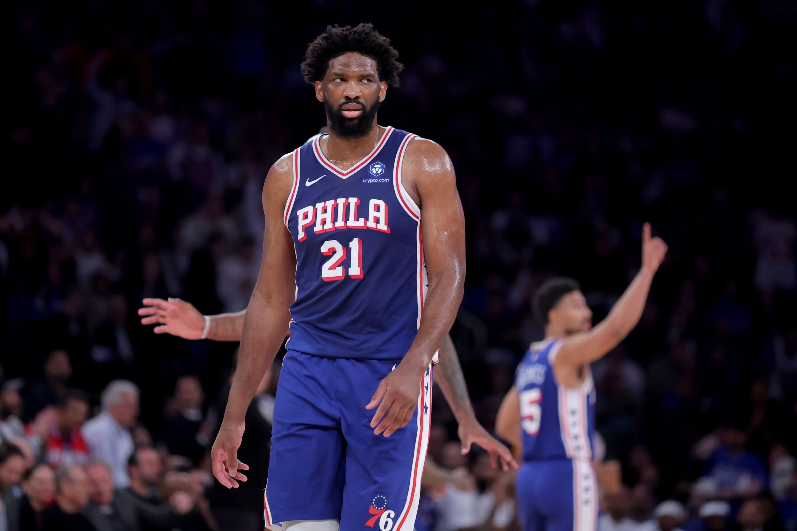 Nightmare: Joel Embiid ruled out for Game 2 against Knicks with ankle and hip soreness
